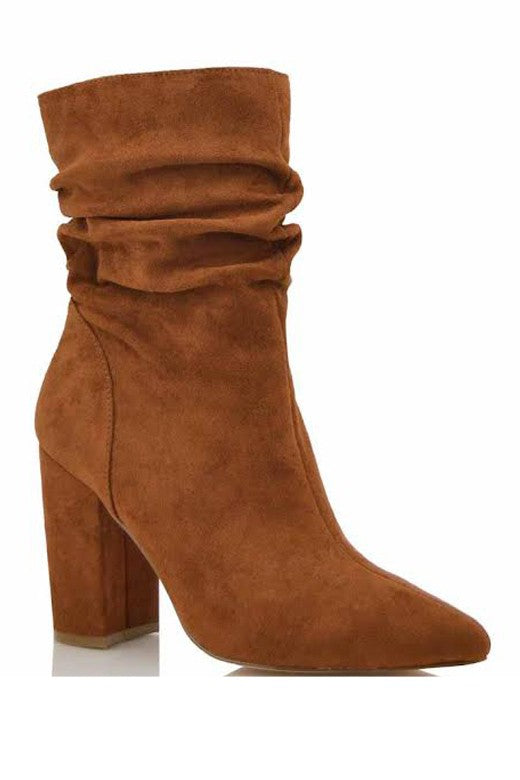 Slouch over the ankle Bootie