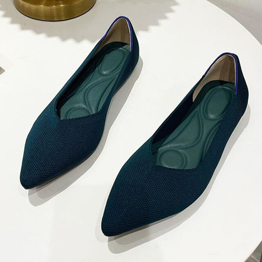 Ballerina Green Flat