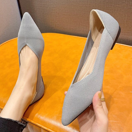 Ballerina Gray Flat