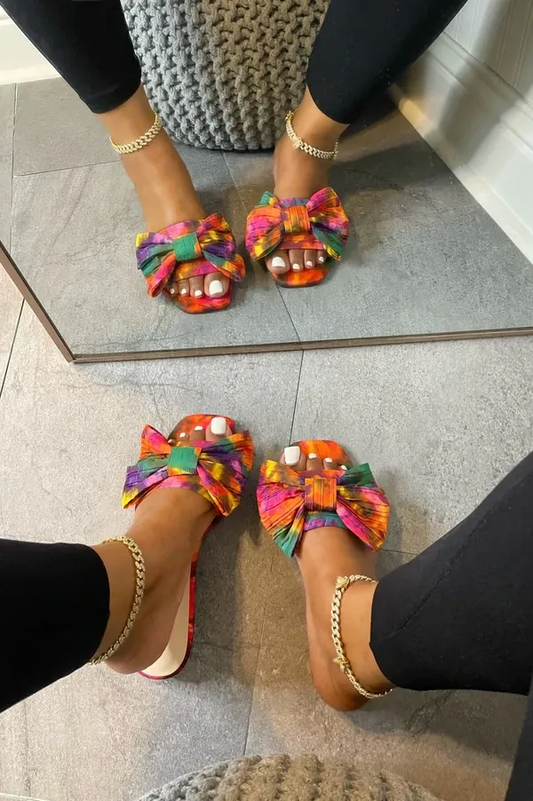 Multi-Color Bow Tie Flat